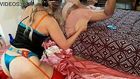 Bent Over Pussy Fucking Deepthroat