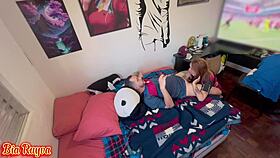 brazilian teen takes big cock from behind