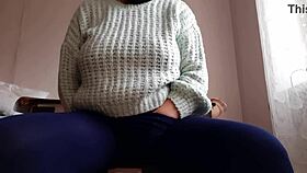 i indulge in risky self-pleasure at work in the office