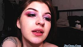 Babe Wants Cum on Face in Hot Webcam Show Part 3