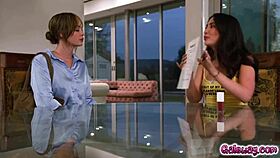 jane wilde gets spanked by sitter lilly bell for being bratty