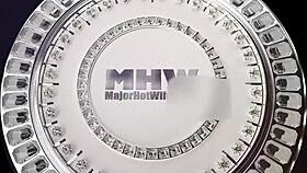 Blonde hottie deepthroats huge cock?