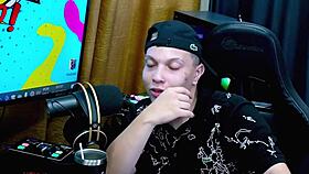 belinha baracho kisses host and grabs dick