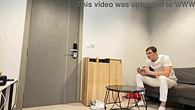 crazy asian sexwife in wild cuckold gangbang with gaping and cum 😈