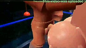 Man Enjoys Woman In Shower Bathing