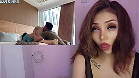 Mexicana Tetona Caliente Cogiendo con Fan Suertudo en POV Creampie