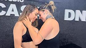 Latina Milf Licks Cute Girl's Pussy