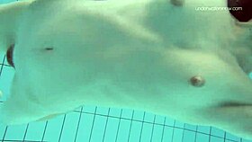 Anna Netrebko Enjoys Softcore Underwater Swimming