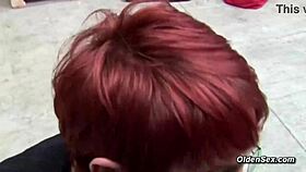 mature redhead lady katy morlait anal fucked by big dick in condom