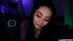 Perfect Handjob And Titfuck With Teen 18+ Lenna Lux - Mrluckypov!