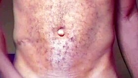 Lonely African Man Groping His Monster Cock And Ass After Naked Dancing