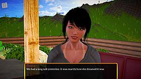 I explore my new family's big tits and ass