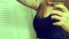 Hot Tranny In Panties And Bra Groping Her Clit While Masturbating Her Cock