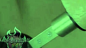 Watch this redhead destroy her pussy with a hole puncher machine! 😱🔥