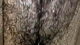 My wet ebony pussy plays with toys and vibrator.