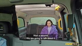 MILF OFFERS SHAVEN PUSSY FOR TAXI RIDE!