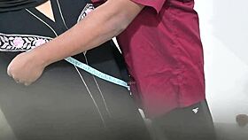 Tailor Measures Hijab Lady