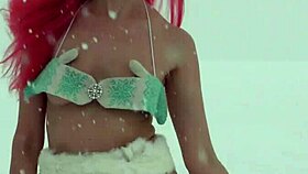 Skinny Girl With Pierced Small 18+ Tits Cools Down In Garden Orgasm