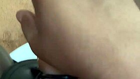 Buttahbaby casually straps on and dominates the scene