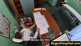 Hairy Babe In Uniform Banged By Doctor