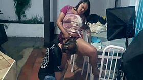 kiss challenge at club with german tattoo artist and paty bumbum