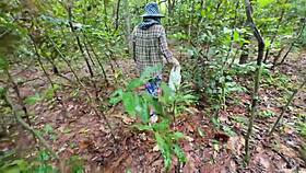 amateur thai villagers having sex in the forest