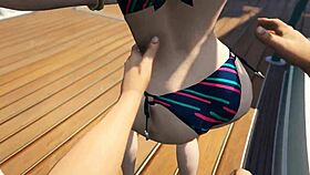 Fuck That Bikini Babe On The Yacht In GTA 5!