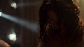 Blue-Haired Girl Possessed by Alien Devours Roommate's Pussy in Wild Lesbian Frenzy