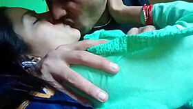 kissing and pressing my girlfriend's boobs while she masturbates