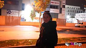 valen pink fucks her fan's big cock quick