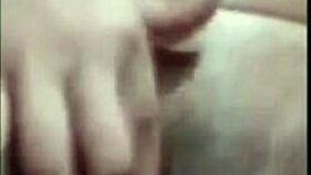 This Influencer Fingers Her Shaved Pussy on Cam with Her Boyfriend Watching.