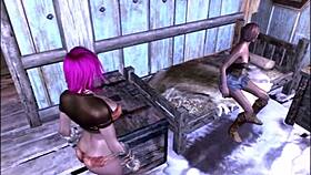 the fantasy comic unfolds in the erotic scriptures scene 1 verse 22, focusing on a redhead's yearning for ysolda.