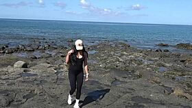 Beach Adventure Perfect Tits & Big Ass Exposed In Public And Gets Fucked After Topless