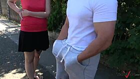 fat whore gets cumshots in van