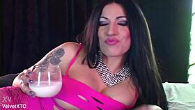 Introduction to Creamy Cruz, Tattooed Babe with Big Tits in Interview