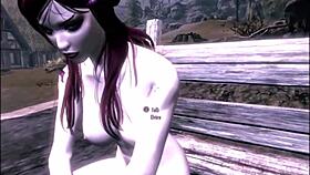 the fantasy comic unfolds in the erotic scriptures scene 1 verse 22, focusing on a redhead's yearning for ysolda.