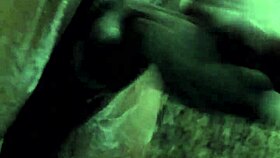 I'm enjoying a handjob on my big monster cock.