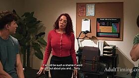 Busty Teacher Kiki Blackmailed into Hardcore Submission