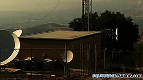 Dominant lesbian fingers tight babe until squirting