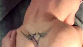 blonde in lingerie rides fake tits guy in homemade anal compilation