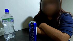 Peruvian Latina shows her big ass in a timid voyeur casting with creampie