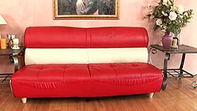 Mature blonde fucks guy in stockings 😍