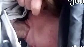 Camden NJ deepthroat big cock swallow in car.