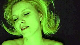 this blonde czech amateur reaches orgasm through fingering in her homemade video