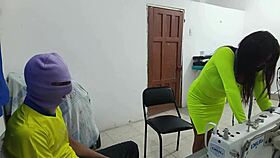 Whore Gets Groped At Work.