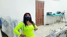 Whore Gets Groped At Work.