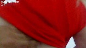 shameless milf shows big tits shaved pussy