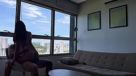 Sonhei que estava gozando e acordei fudendo gotosinho de frente ao mar 😍