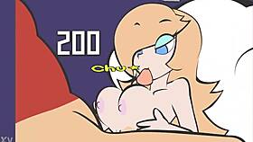 Princess Rosalina Fucks Big Ass in Doggystyle Cumshot