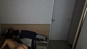 Woke up horny and licked roommate's pussy in quickie